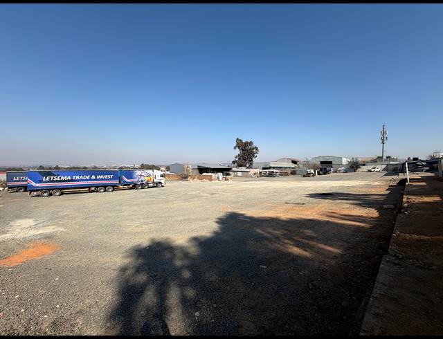 850M² INDUSTRIAL YARD FOR SALE IN ALBERTON NORTH